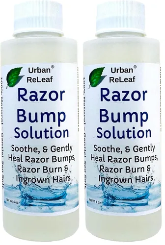 Miniatura 8 de Urban ReLeaf Solución de afeitar. Sal marina natural y árbol de té. Calma y calma suavemente las protuberancias de afeitado, quemaduras y pelos
