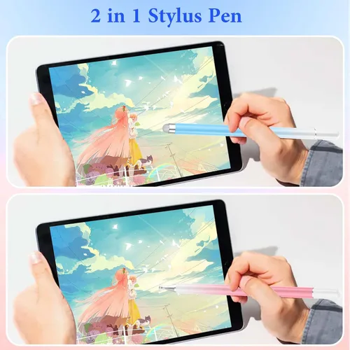 Miniatura 6 de Lápiz capacitivo magnético de 2 en 1 con disco para pantallas táctiles, compatible con iPhone/iPad/Android/Microsoft/Surface y todas las pantallas