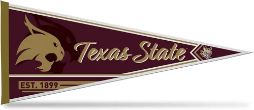 Miniatura 212 de Rico Industries NCAA Banderín Clásico de Fieltro para Decoración de Pared de 12" x 30" - Ideal para Decoración del Hogar/Dormitorio/Cueva de Hombre