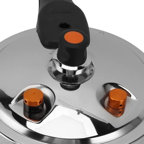 Miniatura 8 de Cocción a presión eficiente, calentamiento rápido válvulas de 6.3 in, olla a presión eléctrica de acero inoxidable 304 y plástico, para cocción