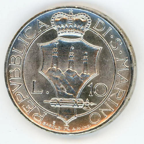 Miniatura 2 de 1937 SM Lire 10 Choice Sin Circular