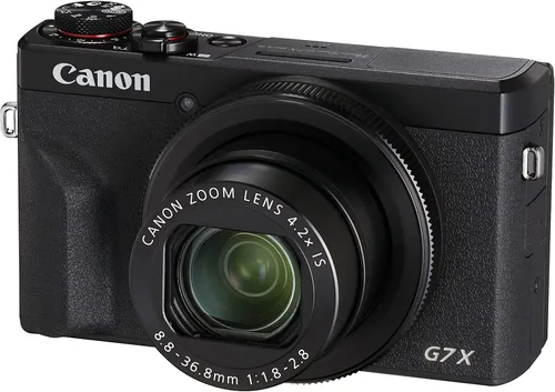 Miniatura 2 de Cámara digital Canon PowerShot G7 X Mark III (negra) paquete con tarjeta de memoria de 64 GB, trípode Spider Flex, lector de tarjetas USB de alta