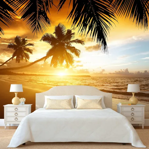 Miniatura 17 de Papel tapiz grande con escenas de playa, murales de pared con ondas oscuras para baño, sala de estar, dormitorio (no es de pelar y pegar)