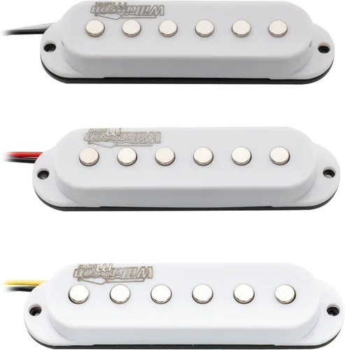 Miniatura 5 de Wilkinson - Juego de pastillas de cerámica de alto rendimiento para guitarra eléctrica estilo Strat, color blanco