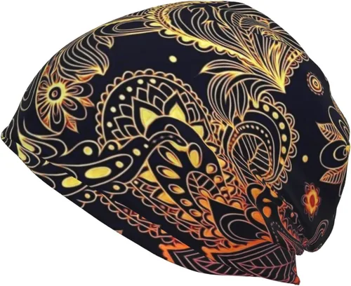 Miniatura 17 de Gorro africano holgado para adultos, tejido elástico, de calavera, gorro de invierno para exteriores para mujeres y hombres