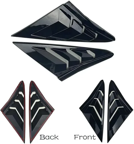 Miniatura 5 de Cubierta decorativa para ventana lateral trasera Honda Civic de 10ª generación 2016-2021, rejillas de ventilación de aire trasera, accesorios