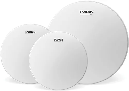 Evans Cabezales de tambor - Tompack estándar recubierto G2 (12 pulgadas, 13 pulgadas, 16 pulgadas)
