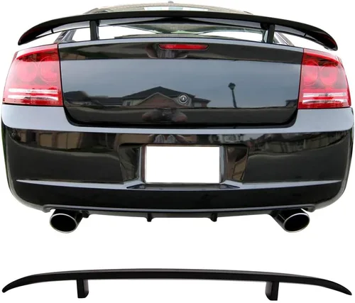 Alerón de maletero prepintado compatible con Dodge Charger 2006-2010, pintado #PXR negro brillante perla alerón trasero disponible por IKON Pintado
