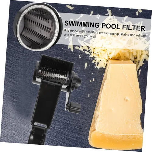 Miniatura 7 de Uonlytech Rallador giratorio de queso, manual de mano, triturador de acero inoxidable para queso duro, nueces de chocolate, mango de fácil agarre