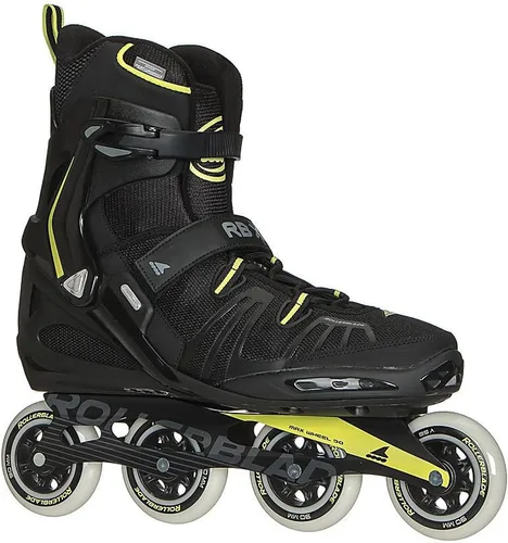 Miniatura 6 de Rollerblade RB XL - Patines en línea para hombre, color negro y lima, patines en línea de alto rendimiento