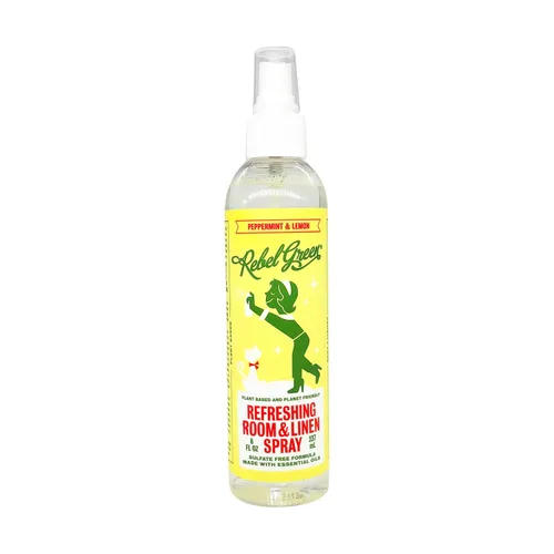 Rebel Green Spray de menta y limón para habitación y lino, 8 FZ