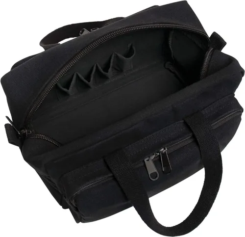 Miniatura 6 de Rothco 9113: Bolso de herramientas para mecánicos tipo G.I. con cremallera de bolsillo y sello militar Negro