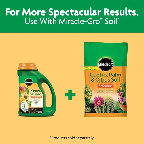 Miniatura 11 de Miracle-Gro Shake 'N Feed Alimento vegetal de liberación continua para cítricos, aguacate y mango, 4.5 libras