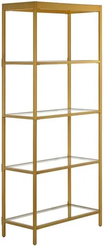 Miniatura 12 de Henn&Hart Mesa de centro rectangular rectangular de 45 pulgadas de ancho en bronce ennegrecido, mesas de centro rectangulares modernas para sala