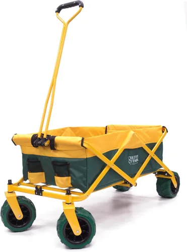 Cochecito plegable creativo para exteriores, carrito utilitario para niños, carrito plegable todo terreno con soporte para botella de agua, ideal