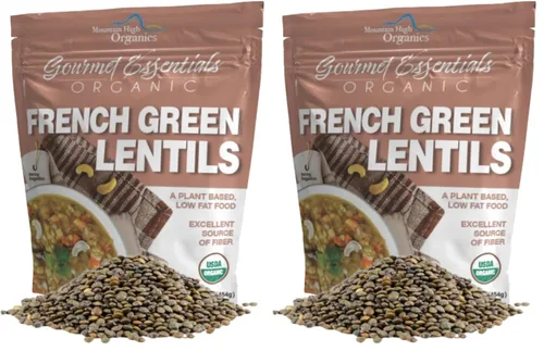 Miniatura 7 de Mountain High Organics Lentejas verdes francesas bolsa de 25 libras, 25 libras