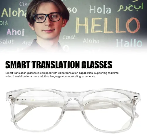 Miniatura 2 de Blue Tech - Gafas Bluetooth para mujer, lentes Bluetooth con altavoces, gafas de traducción AI en tiempo real, soporte de traducción en tiempo real