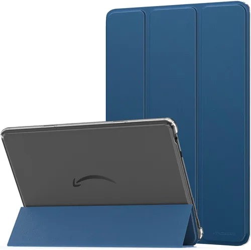 Miniatura 21 de MoKo - Funda para tableta Amazon Kindle Fire HD 10 (13ª generación, versión 2023) de 10.1 pulgadas, funda de piel sintética con soporte triple