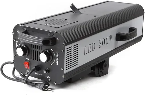 Miniatura 5 de Proyector LED de 200 W, luz de escenario de control manual, luz de escenario de apertura ajustable para DJ, discoteca, club, fiesta, boda