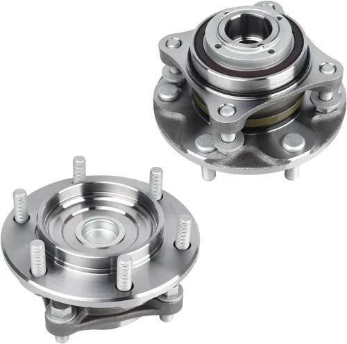 Autoround Paquete de 2 rodamientos de rueda delantera 2WD y conjunto de cubo 950-004 para Toyota Tacoma 05-19 / 4Runner 03-19 / FJ Cruiser 07-09