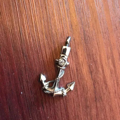 Miniatura 6 de JMQJewelry Collares de urna para cenizas conmemorativas cremación mujeres y hombres ancla de corazón recuerdo de cenizas