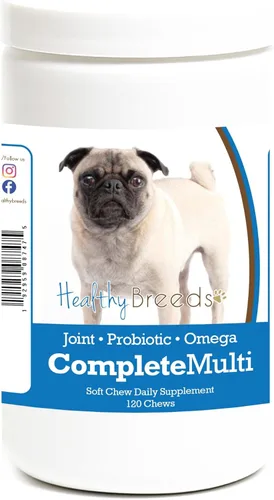 Miniatura 57 de Healthy Breeds Boxer todo en uno multivitamínico suave masticable 120