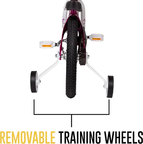 Miniatura 5 de Mobo Mobo Childrens-Road-Bicycles Lite Bike w/Training Wheels. 16” Bicycle for 4-6 Years Olds Fucsia