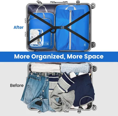 Miniatura 4 de Cambond Compression Packing Cubes for Suitcases - Packing Cubes for Travel Bags Luggage Organizers Travel Essentials Compression Cubes for Carry on