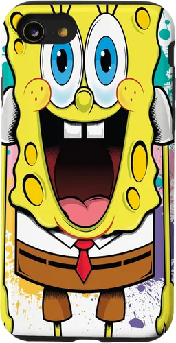 Miniatura 18 de Funda para iPhone 17 de Bob Esponja con salpicaduras de pintura