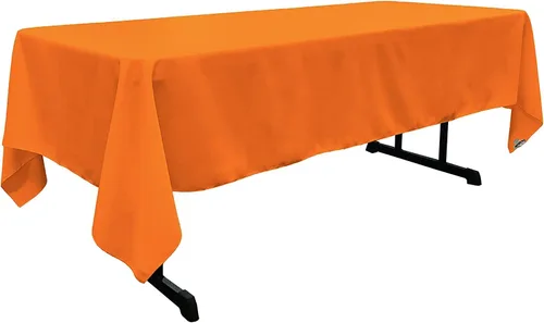 Miniatura 97 de LA Linen Mantel rectangular lavable de popelín de poliéster, resistente a las manchas y a las arrugas, cubierta de mesa 60x84, mantel de tela
