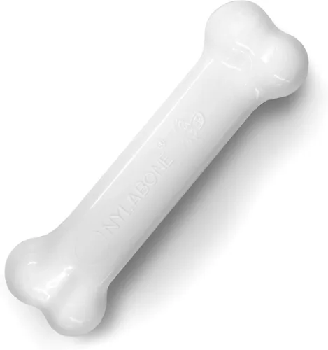 Nylabone Original Bone Power Chew Toy para perros, juguetes duraderos y resistentes para masticadores agresivos, sabor a pollo, mediano - hasta 35