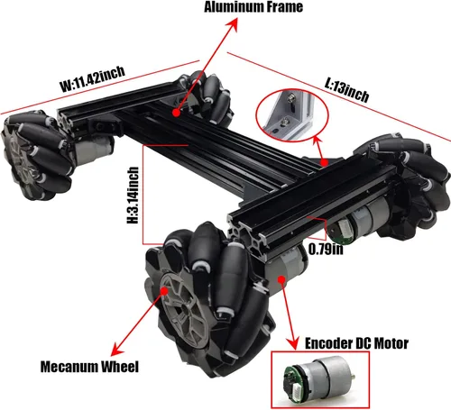 Miniatura 2 de SmaringRobot Kit de chasis de coche robot de metal