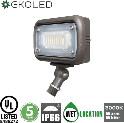 Miniatura 5 de LED FLOOD LIGHTS SERIES reflectores LED, GKOFD15W27V30KBDB77, 15.00watts, 120.00 volts