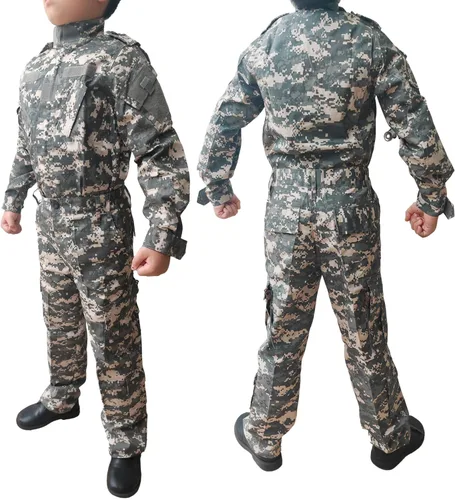 H World Shopping Tactical Airsoft Kids Clothing Children BDU Hunting Military Camouflage Combat Uniform Suit ACU