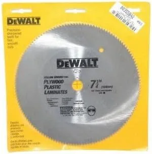 Miniatura 3 de DEWALT Hoja de sierra circular, 7 1/4 pulgadas, 140 dientes, corte de madera (DW3326)
