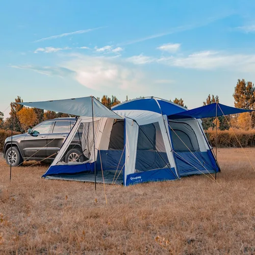 Miniatura 11 de KingCamp SUV Tent, Instant 6-8 Person Waterproof & Windproof Tailgate Car Camping Tent with Movie Screen for Family Camping & Outdoor Adventures