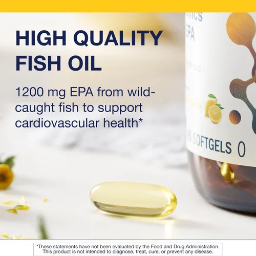 Miniatura 3 de Metagenics OmegaGenics Aceite de pescado EPA 1200 - Suplemento Omega-3 de alta potencia - Apoya la salud cardíaca, cerebral e inmunológica*