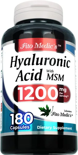 Miniatura 2 de FITO MEDIC'S Laboratorio Ácido hialurónico Cápsulas de ácido hialurónico con MSM, 180 Cápsulas Acido hialurónico