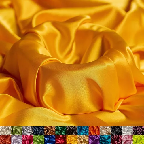Miniatura 30 de Ice Fabrics The Yard - Tela de satén elástica Charmeuse de 58/60 pulgadas de ancho, sedosa y suave para coser ropa, vestidos, vestidos de noche
