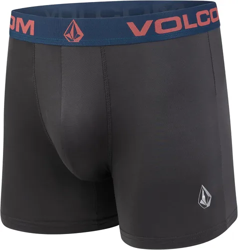 Miniatura 4 de Volcom Calzoncillos tipo bóxer para hombre, paquete de 3 calzoncillos de poliéster y elastano
