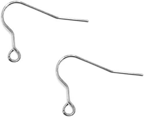 Miniatura 3 de Limerencia Ganchos franceses de titanio sin níquel, kit para hacer aretes incluye 10 ganchos franceses para aretes, alambre para aretes y 20 cierres