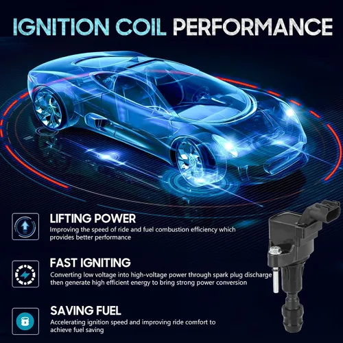 Miniatura 2 de Paquete de 4 bobinas de encendido compatibles con Buick Chevy GMC Saturn Pontiac Lacrosse Regal Verano Cobalt Equinox Malibu Terrain Ion Sky G5 G6