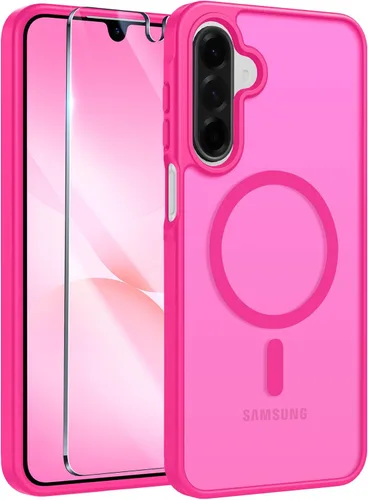 Miniatura 63 de FNTCASE - Funda para iPhone 16 Pro: magnética, mate, translúcida, de grado militar, protectora contra caídas, resistente, fina, duradera y a prueba