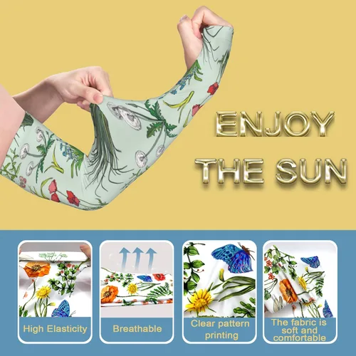 Miniatura 4 de Mangas de jardinería, mangas de enfriamiento de brazo de protección solar para jardinería, mangas a prueba de espinas para cubrir brazos para Flor
