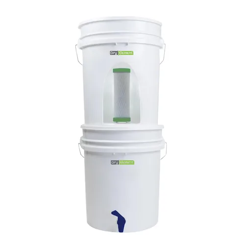 Sistema de purificación de agua por gravedad nano - Sistema de filtración de agua alimentada por gravedad de alta capacidad - Sistema de filtro de