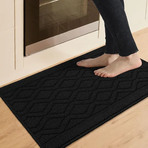 Miniatura 19 de COSY HOMEER Tapete de cocina antideslizantes, absorbentes para el piso, alfombra de cocina lavable, tapete de pie para fregadero, alfombra de Beige