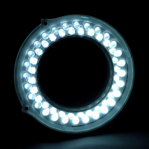 Miniatura 3 de Kit de microscopio LED para microscopio iluminador de luz de anillo para microscopio lámpara ajustable microscopio industrial cámara fuente de luz