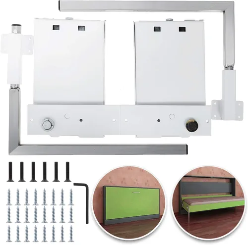 Kit de bricolaje de resortes de montaje de pared para cama Murphy Happybuy, mecanismo de resortes de pared de montaje horizontal de alta resistencia