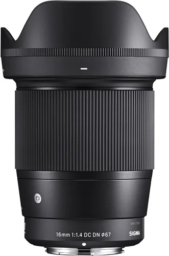 Miniatura 6 de Sigma Lente contemporánea de 16 mm f/1.4 DC DN para Sony E (402965) Negro