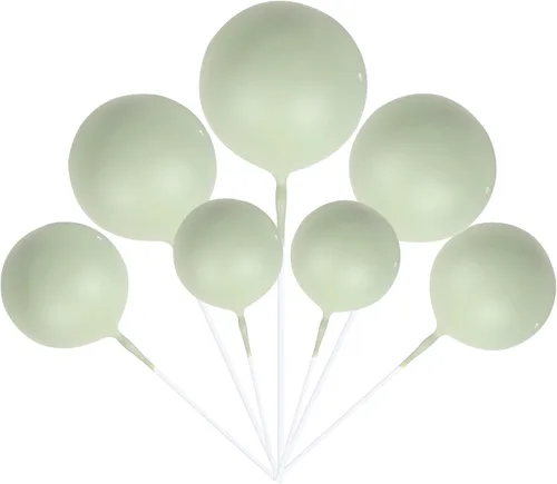 Miniatura 2 de Rsstarxi 30 piezas de mini globos y bolas de espuma para tartas – Insertos de pastel de bricolaje para bodas, aniversarios y decoraciones de fiesta